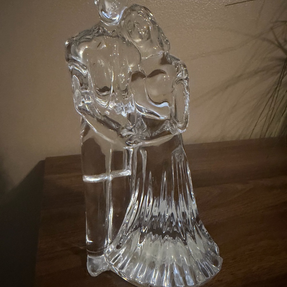 Waterford Crystal Bride/Groom figurine 7.5”